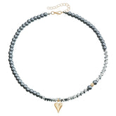 Fashion Simple Beads Luxury Glamorous Necklaces for Girls Sweet Heart Shaped Elegant Jewelry for Women Ladies Accessories