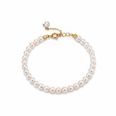 Fashion Simple Pearl Bracelets 18K Gold Plated Jewelry for Women Ladies Wholesale China Manufacturer Bulk Low Moq Classic Trendy