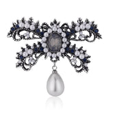 Fashion Bowknot Butterfly Luxury Vintage Retro French Style Brooches for Girls Elegant Pins Jewelry for Women Ladies Accessories