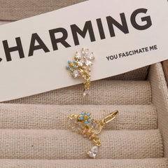 Women Swan Shape New Design Latest Small Clip-on Earring Fashion Elegant Charms Dainty Bulk Jewelry Accessories for Causal Daily