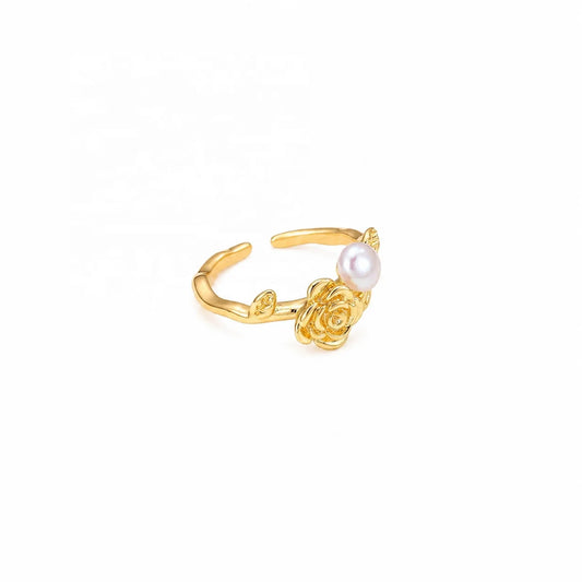 18k Gold-plated Charms Dainty Couple Rings Low MOQ Factory Price Fashion Trendy Glamorous in Stock Jewelry for Women Men Daily