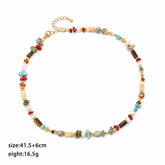 Fashion Beads Boho Trendy Necklaces for Girls Elegant Dainty Jewelry for Women Ladies Wholesale China Manufacturer Low MOQ