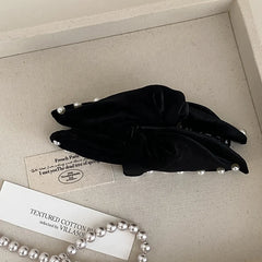 Fashion Simple Imitation Pearl Vintage Hair Claw Clips for Girls Elegant French Style Claws for Women Ladies Hair Accessories