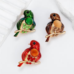 Fashion Birds Sweet Animals Brooches for Girls Trendy Stylish Glamorous Dainty Pins Jewelry for Women Ladies Accessories Chic