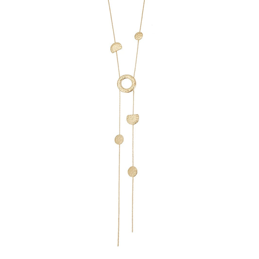Unique Versatile Wavy Texture Sweater Chains Necklaces for Girls Elegant Dainty Jewelry for Women Ladies Accessories Wholesale