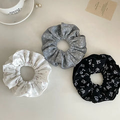 Fashion Cute Animals Solid Color Scrunchies for Girls Simple Elegant Graceful Hair Ties for Women Lady Hair Accessories in Stock
