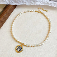 Fashion Freshwater Pearl S925 Silver 18K Gold Plated Jewelry Sets for Girls Necklaces Earrings for Women Ladies Wholesale Bulk