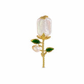 Fashion Flower Baroque Pearl Sweet Brooches for Girls 18K Gold Plated Jewelry for Women Ladies Wholesale Bulk China Factory