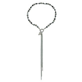 Fashion Beads Tassel Sweater Chains for Girls Sweet Heart Shaped Jewelry for Women Ladies Accessories Chinese Supplier Wholesale