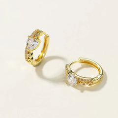Fashion Trendy Simple Classic Hoop Earrings for Girls Elegant Glamorous Charms Art Deco Jewelry for Women Ladies Accessories