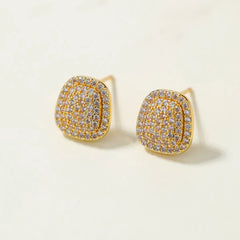 Trendy Stylish Fashion Elegant Heart Shaped Stud Earrings for Girls Simple Classic Jewelry for Women Ladies Accessories Chic