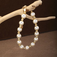 Fashion Glass Pearl Bracelets for Girls Elegant Classic Jewelry for Women Ladies Wholesale China Factory Minimalistic Luxury