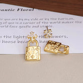 Fashion Trendy Sweet Flowers Drop Earrings for Girls Elegant Jewelry for Women Ladies Accessories Chinese Supplier Wholesale