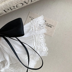 Girls Tulle Ribbon Bow Alligator Clips Fashion Elegant Gentle Customized Wholesale in Stock Hairpins Accessories for Causal Use