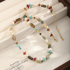 Fashion Beads Boho Trendy Necklaces for Girls Elegant Dainty Jewelry for Women Ladies Wholesale China Manufacturer Low MOQ