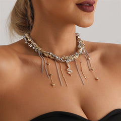 European and American Style Tassel Animals Necklaces for Girls Snake Dainty Glamorous Jewelry for Women Ladies Accessories