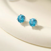 Floral Earrings with Zircon Sweet Exquisite Dainty Stud Earrings 2025 Custom Fashion Jewelry for Women Gift Casual Wholesales