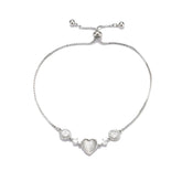 Female Silver Minimalistic Slim Bracelets Fashion Stylish Lightweight Customized Jewelry Accessories for Ladies Daily Office Use