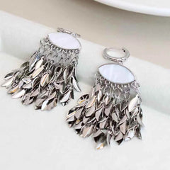 Fashion Elegant Heart Shaped Designer Drop Earrings for Girls Exaggerated Stylish Jewelry for Women Ladies Accessories Wholesale