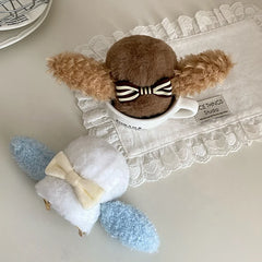 Fashion Sweet Cute Bowknot Kawaii Hair Clips for Baby Girls Fluffy Stylish Alligators for Kids Children Hair Accessories Chic