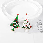 Fashion Christmas Trees Santa Brooches Plants Glamorous Charms Pins Jewelry for Women Ladies Accessories Wholesale Hot Sale