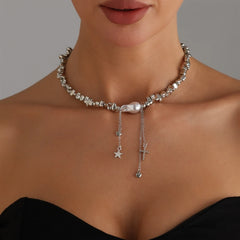 Fashion Simple Beads Art Deco Insta Style Necklaces for Girls Elegant Glamorous Jewelry for Women Ladies Accessories Wholesale