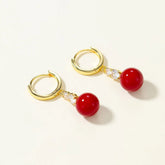 Fashion Classic Minimalistic Trendy Drop Earrings for Girls Glitter Heart Shaped Jewelry for Women Ladies Accessories Wholesale