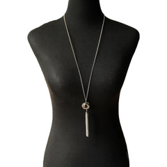 Fashion Simple Minimalistic Tassel Sweater Chain Necklaces for Girls Sweet Elegant Trendy Jewelry for Women Ladies Accessories