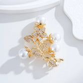 Fashion Elegant Flowers Sweet Graceful Charms Brooches for Girls Trendy Pins Jewelry for Women Ladies Accessories Classic