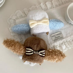 Fashion Sweet Cute Bowknot Kawaii Hair Clips for Baby Girls Fluffy Stylish Alligators for Kids Children Hair Accessories Chic