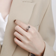 Women's Trendy Rotating Rings Light Luxury Stress-relief Exquisite Jewelry Unisex Accessories Wholesale Europe America