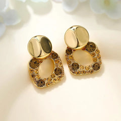 Luxury Glitter Charms Glamorous Drop Earrings for Girls Elegant Dainty Jewelry for Women Ladies Accessories Chinese Supplier