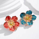 Fashion Flowers Sweet Floral Elegant Brooches for Girls Stylish Vintage Retro Pins Jewelry for Women Ladies Accessories Hot Sale