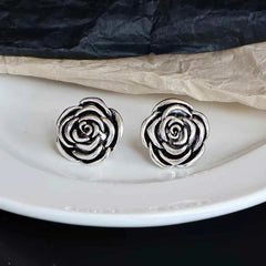 Women Hot Sale Flower Shape Small Mini Punk Fashion Chic Trendy High Quality Bulk Jewelry Accessories for Female Street Causal