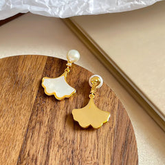 Fashion Cubic Zirconia Abalone Shell S925 Silver Jewelry Sets for Girls Earrings Necklaces Copper 18K Gold Plated for Women Lady