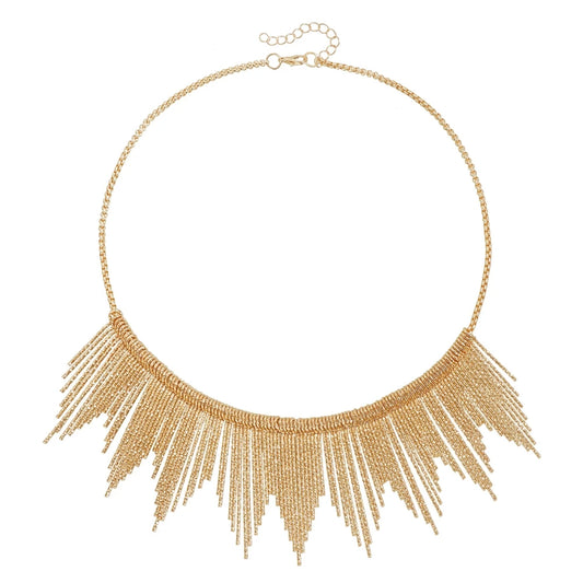 Fashion Luxury Sweet Elegant Spicy Necklaces for Girls Tassel Trendy Alloy Glitter Jewelry for Women Lady Accessories Wholesale