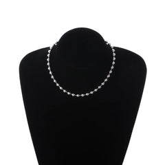 Fashion Simple Beads Minimalistic Trendy Necklaces for Girls Stylish Elegant Jewelry for Women Ladies Accessories Wholesale