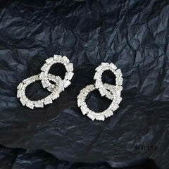 Simple Classic Fashion Minimalistic Bowknot Drop Earrings for Girls Luxury Dainty Elegant Jewelry for Women Ladies Accessories