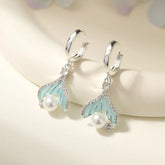Fashion Elegant Imitation Pearl Drop Earrings for Girls Fine Charm Luxurious Jewelry for Women Ladies Accessories New Fresh