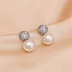 Ladies Imitation Pearl New Design Small Drop Earring Fashion Elegant Charms Dainty Bulk Jewelry Accessories for Women Daily Use