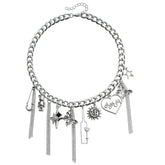 Fashion Luxury Glamorous Necklaces Drop Art Deco Dainty Jewellry for Women Ladies Female Accessories Chinese Supplier Wholesale