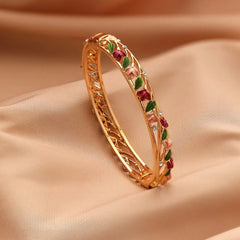 Fashion Floral Elegant Stylish Dainty Bangles for Girls Chic Personalized for Women Ladies Accessories Hot Mujer Bijuterias