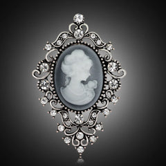 Fashion Vintage Retro Classic Elegant Sweet Brooches for Girls Stylish Pins Jewelry for Women Ladies Accessories Wholesale