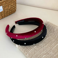 Fashion Solid Color Glitter Head Band for Girls Trendy Stylish Hair Band for Women Ladies Hair Accessories Chinese Supplier