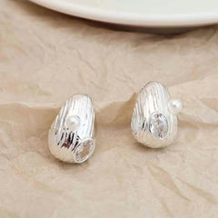 Women Flower Irregular Shape Medium Hoop Earring Fashion Trendy Glamorous Affordable Wholesale Daily Causal Jewelry Accessories