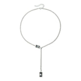 Fashion Trendy Link Dainty Glitter Simple Necklaces for Girls Stylish Fine Jewellry for Women Ladies Accessories Wholesale