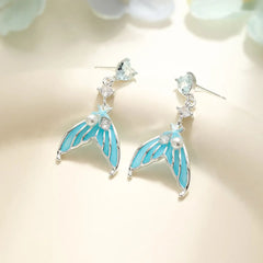 Fashion Elegant Imitation Pearl Drop Earrings for Girls Fine Charm Luxurious Jewelry for Women Ladies Accessories New Fresh
