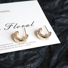 Women Hot Sale High Quality Medium Hoop Earring Fashion Elegant Vintage Dainty Charms Bulk Order Jewelry Accessories for Causal