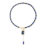 Fashion Luxury Sweet Vintage Retro Rhinestone Beads Necklaces for Girls Elegant Jewelry for Women Ladies Accessories Glitter