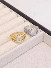 Fashion Luxury Glamorous Dainty Rings for Girls Elegant Simple Minimalistic Jewelry for Women Ladies Accessories Wholesale